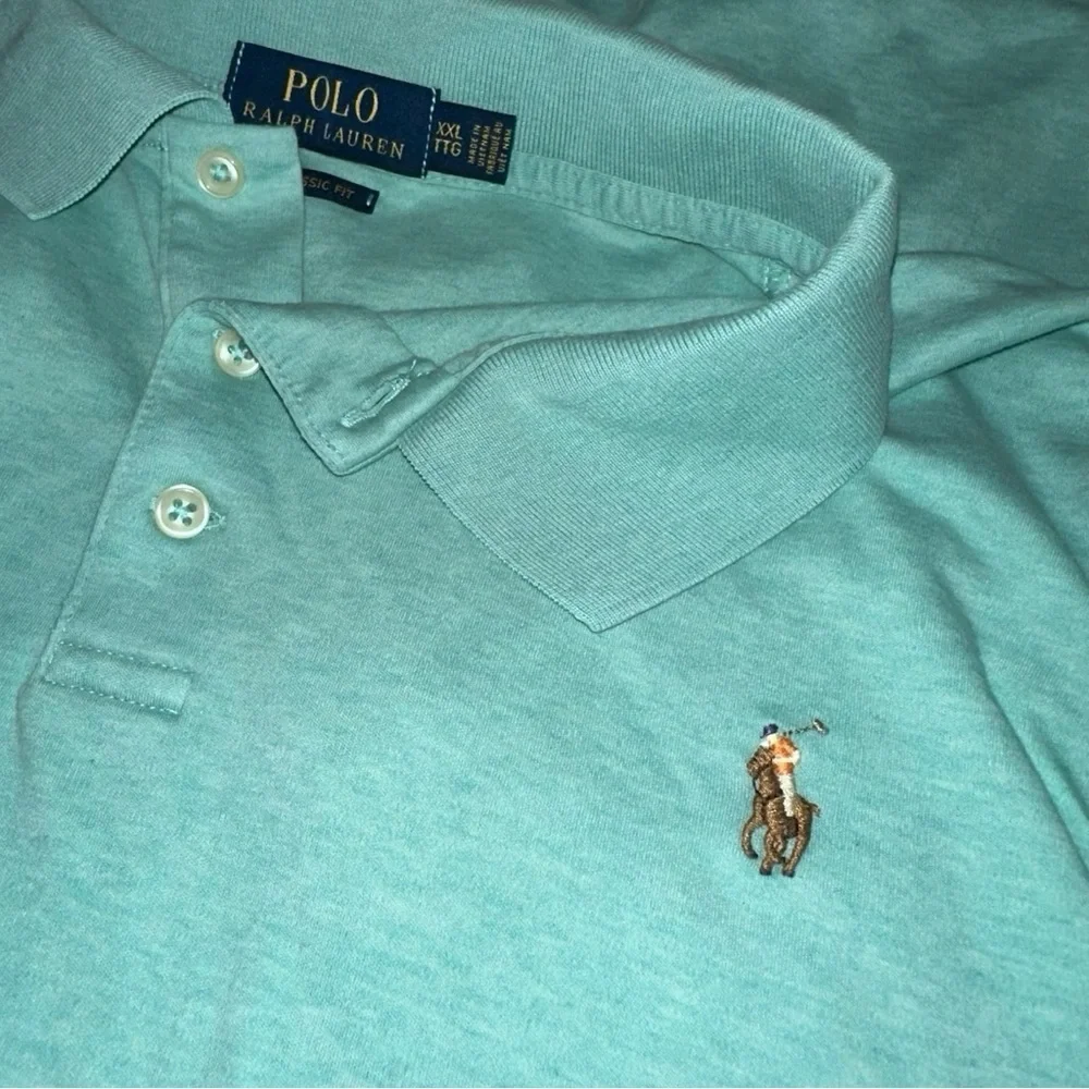 Polo Ralph Lauren Classic Fit Soft Cotton Polo Green Men’s XXL Colored Pony